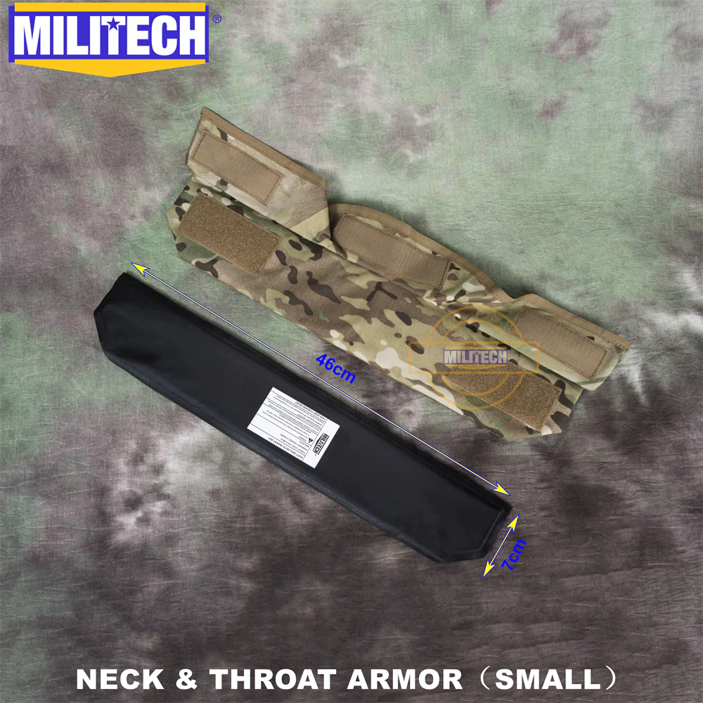 MILITECH® NIJ IIIA 0108.01 Modular Ballistic Neck and Throat Protector (Small) - Image 7